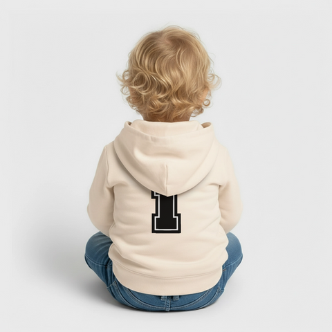 Baby Organic Hoodie by Stanley/Stella - soft Ecru