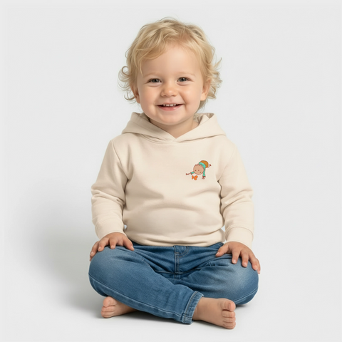 Baby Organic Hoodie by Stanley/Stella - soft Ecru