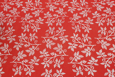 Lokta-Geschenkpapier Silberne Blume
