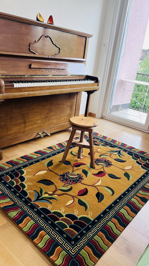 Indreni gelb Teppich 120 x 180