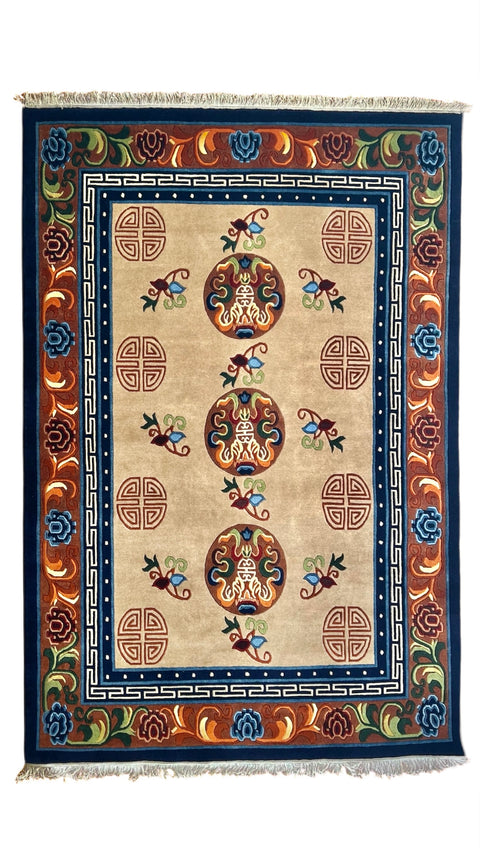 Karnali beige M Teppich 140 x 200 cm