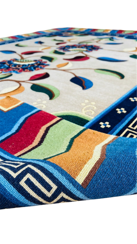 Sonnenblume beige Teppich 200 x 250 cm