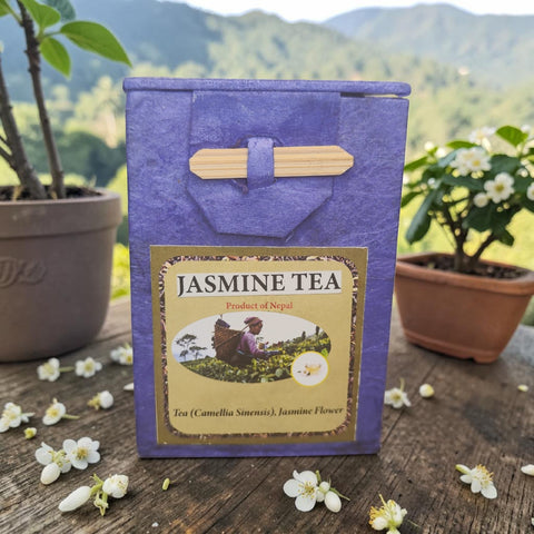 Jasmintee - 50g offen / Loktapapier-Box