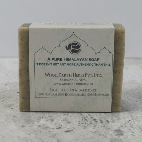 House of Nepal Wild Himalaya Brennnessel-Minz Seife, eine reinigende Naturseife mit Brennnessel und Minze für unreine und reife Haut.