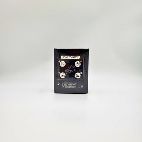 House of Nepal Jalpa Gold Drip Filter coffee box with brewing instructions. Contains 10 single-serve filter bags.