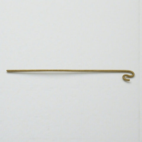 Messing Haken Stange von House of Nepal, 15 cm lang, ideal als Räucherseil-Halter oder zum Aufhängen von Deko.