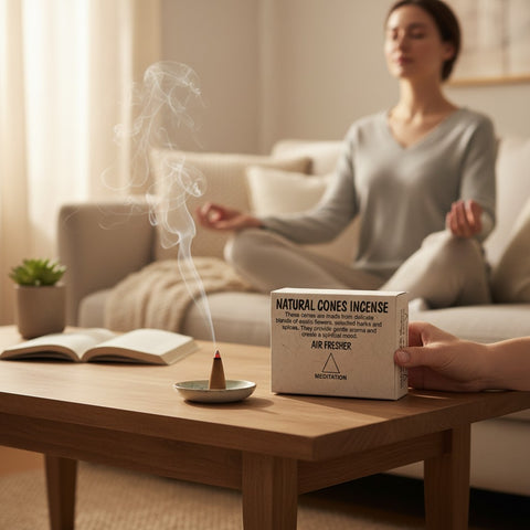 House of Nepal Räucherkegel Meditation aus natürlichen Kräutern und Gewürzen für Entspannung und Harmonie.