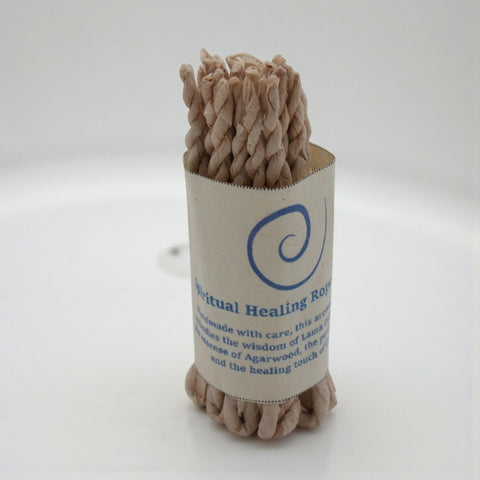 House of Nepal Räucherseil Spiritual Healing, 20 Stück naturfarbene Räucherschnüre, 9 cm lang, für Entspannung und spirituelle Praktiken.