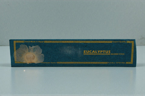 House of Nepal Räucherstäbchen Flora Eukalyptus, handgefertigt in Nepal, für energetische Reinigung und klare Gedanken.