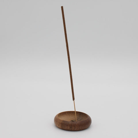 House of Nepal Räucherstäbchenhalter Pila aus Holz, schlichtes Design, 2,2 x 6 cm